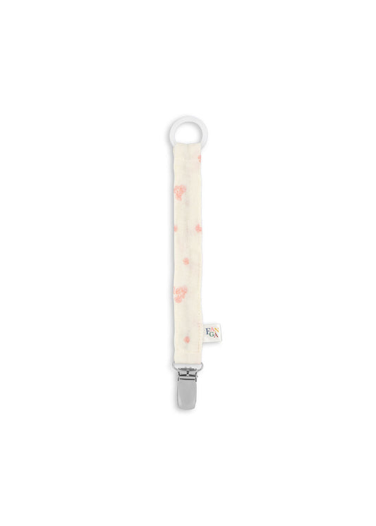 Fanga Fontana Ven Pacifier Strap - Punto Rosa
