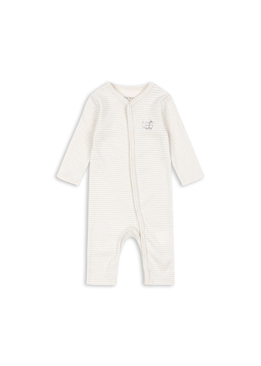 Fanga Fontana Fio Onesie - Tea Stripe/Gray Dawn