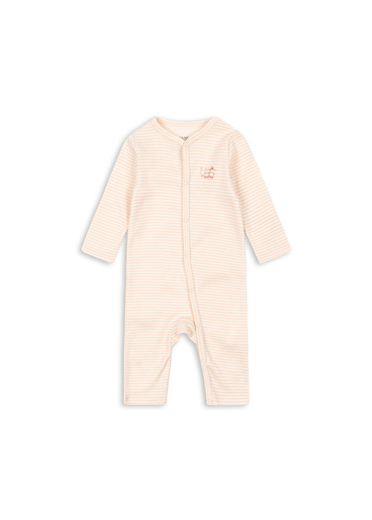 Fanga Fontana Fio Onesie - Tea Stripe/Cameo Rose