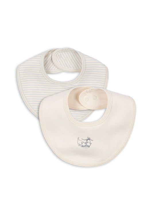 Fanga Fontana Fio 2-pak Bibs - Blue Mix