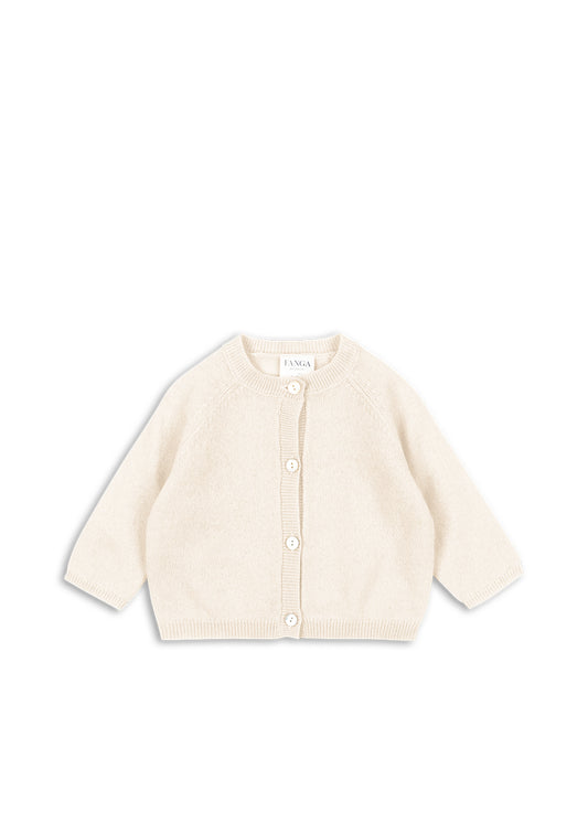 Fanga Fontana Savora Wool Cardigan - Antique White