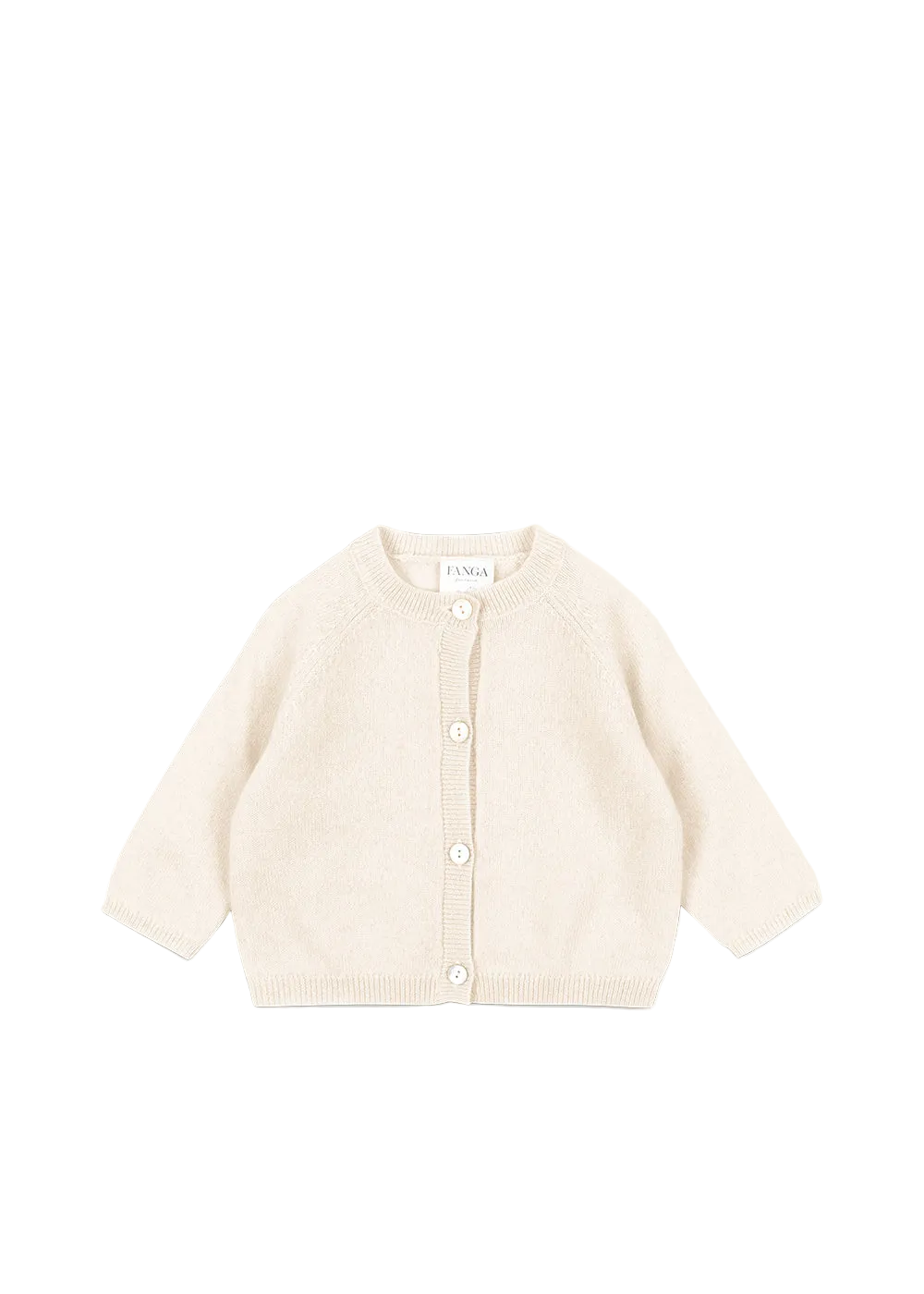 Fanga Fontana Savora Wool Cardigan - Antique White