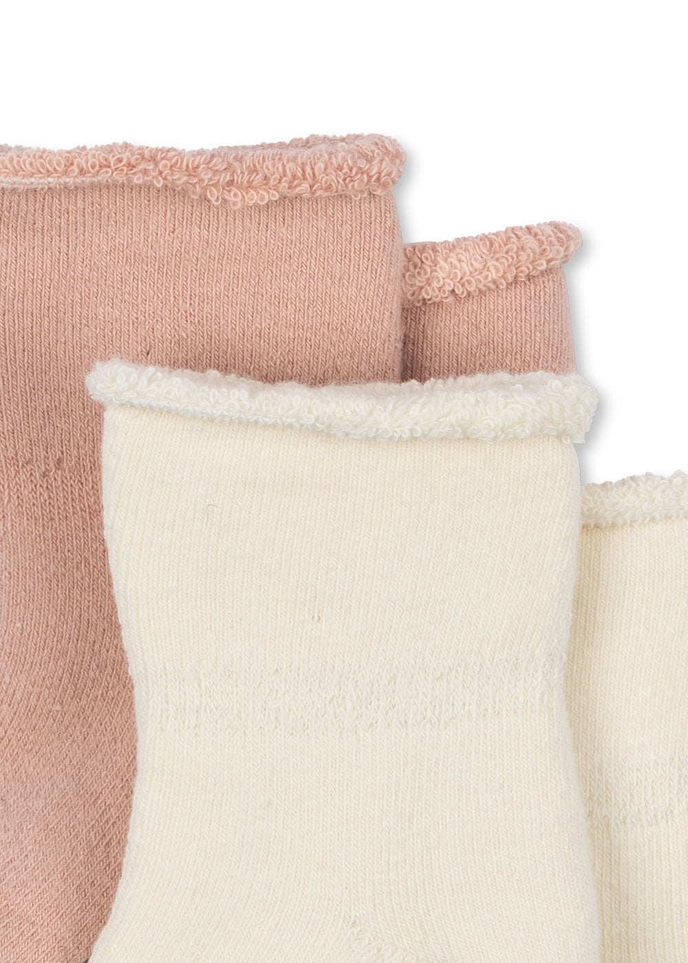 Fanga Fontana Vicino 2-pak Terry Socks - Cameo Rose
