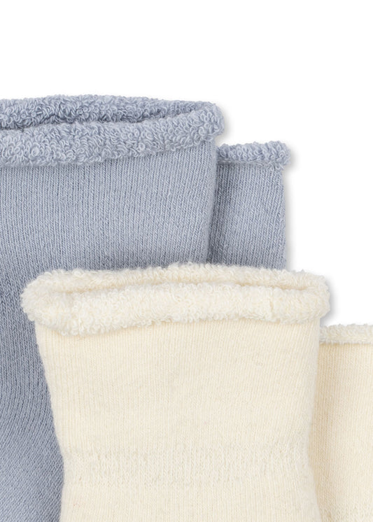 Fanga Fontana Vicino 2-pak Terry Socks - Gray Dawn