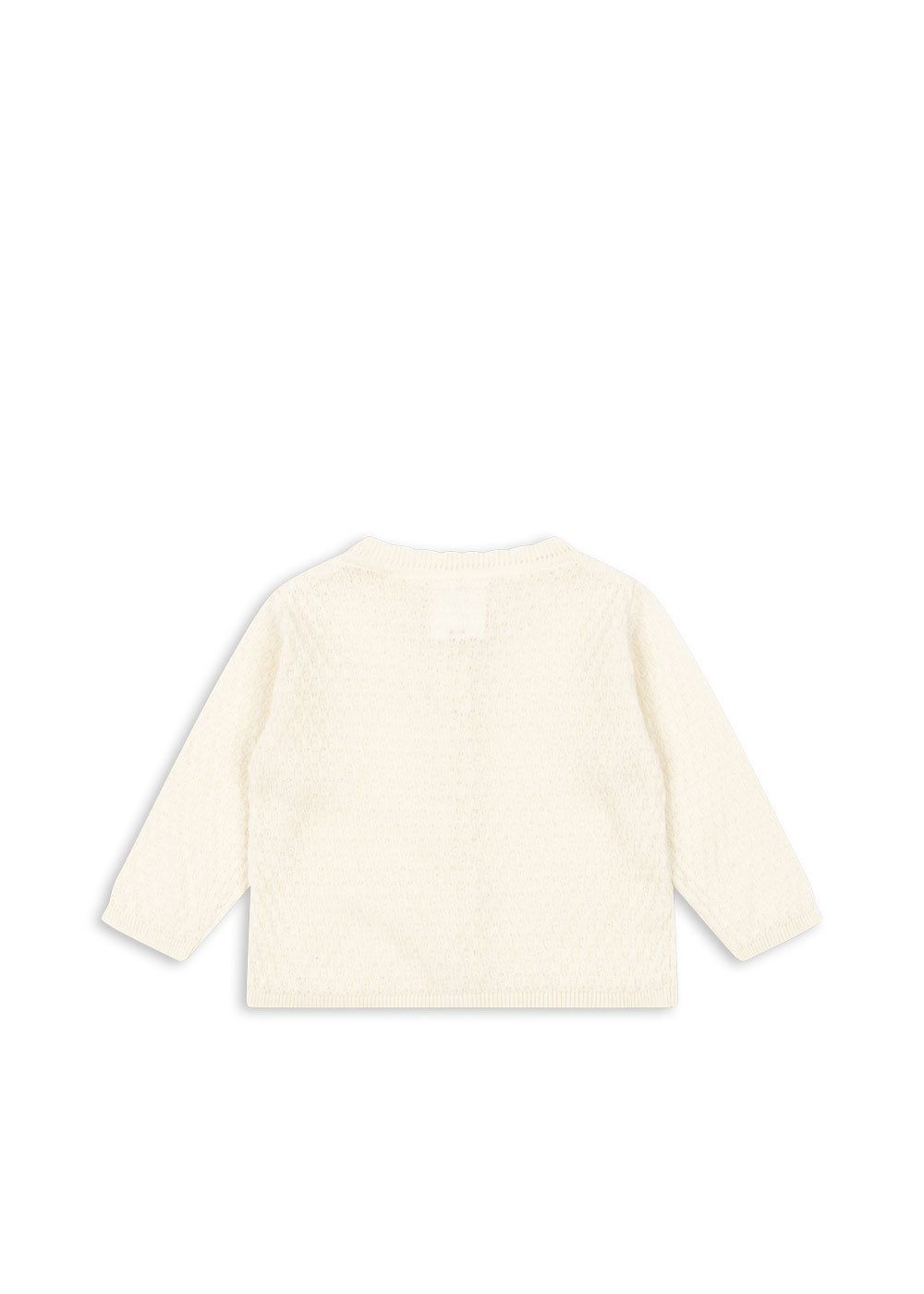 Fanga Fontana Venti Pointelle Cardigan - Antique White