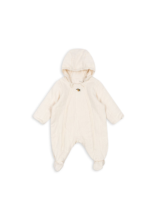 Konges Sløjd Minna Padded Onesie - Antique White
