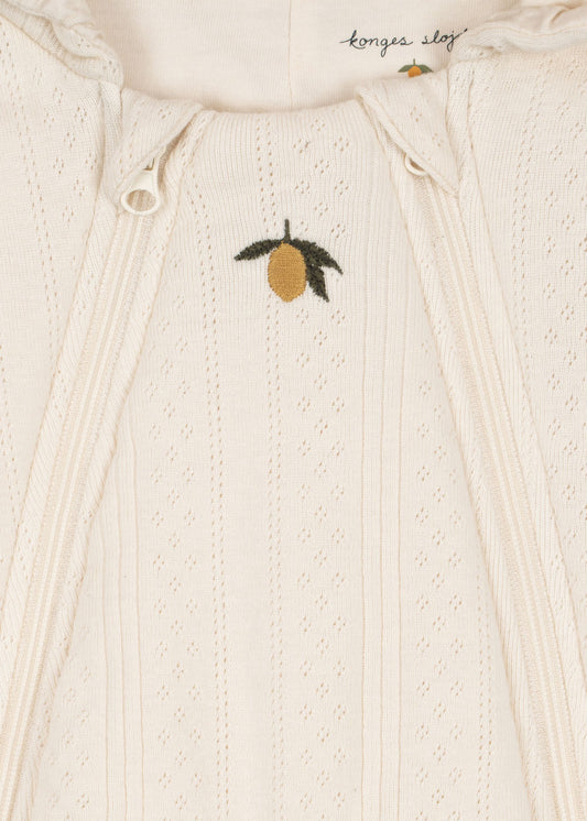 Konges Sløjd Minna Padded Onesie - Antique White
