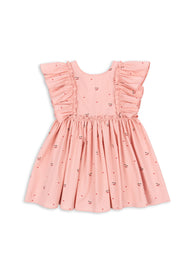 Konges Sløjd Evia Bow Dress - Cherry Coeur
