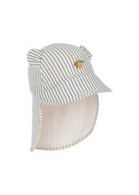 Konges Sløjd Aster Bear Sunhat - Tea Stripe