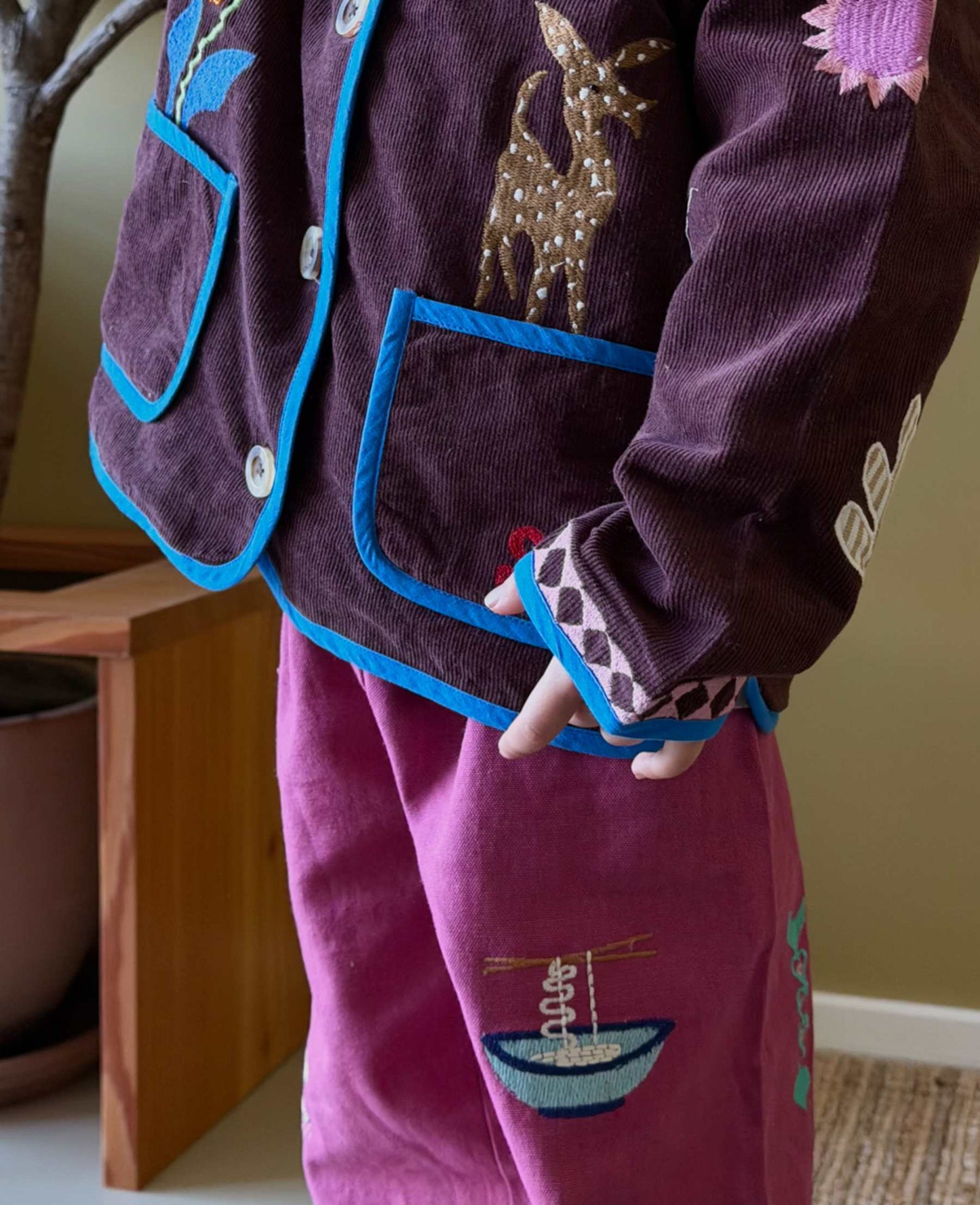 ODA MINI BUKSER - VIOLET
