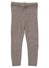 Copenhagen Colors Merino Classic Rib Leggings - Natural Melange