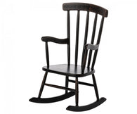 Maileg Miniature Gyngestol til mus - Anthracite