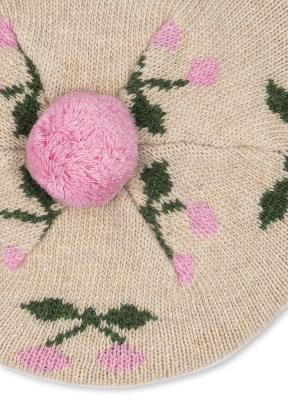 Konges Sløjd Belou Knit Beret - Cherry