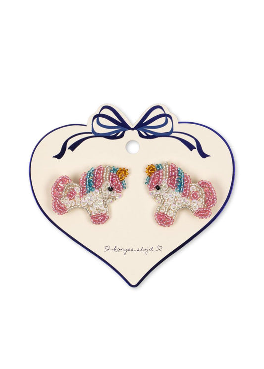 Konges Sløjd 2-pak Beaded Hairclips - Unicorn