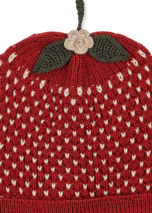 Konges Sløjd Strawberry Beanie - True Red