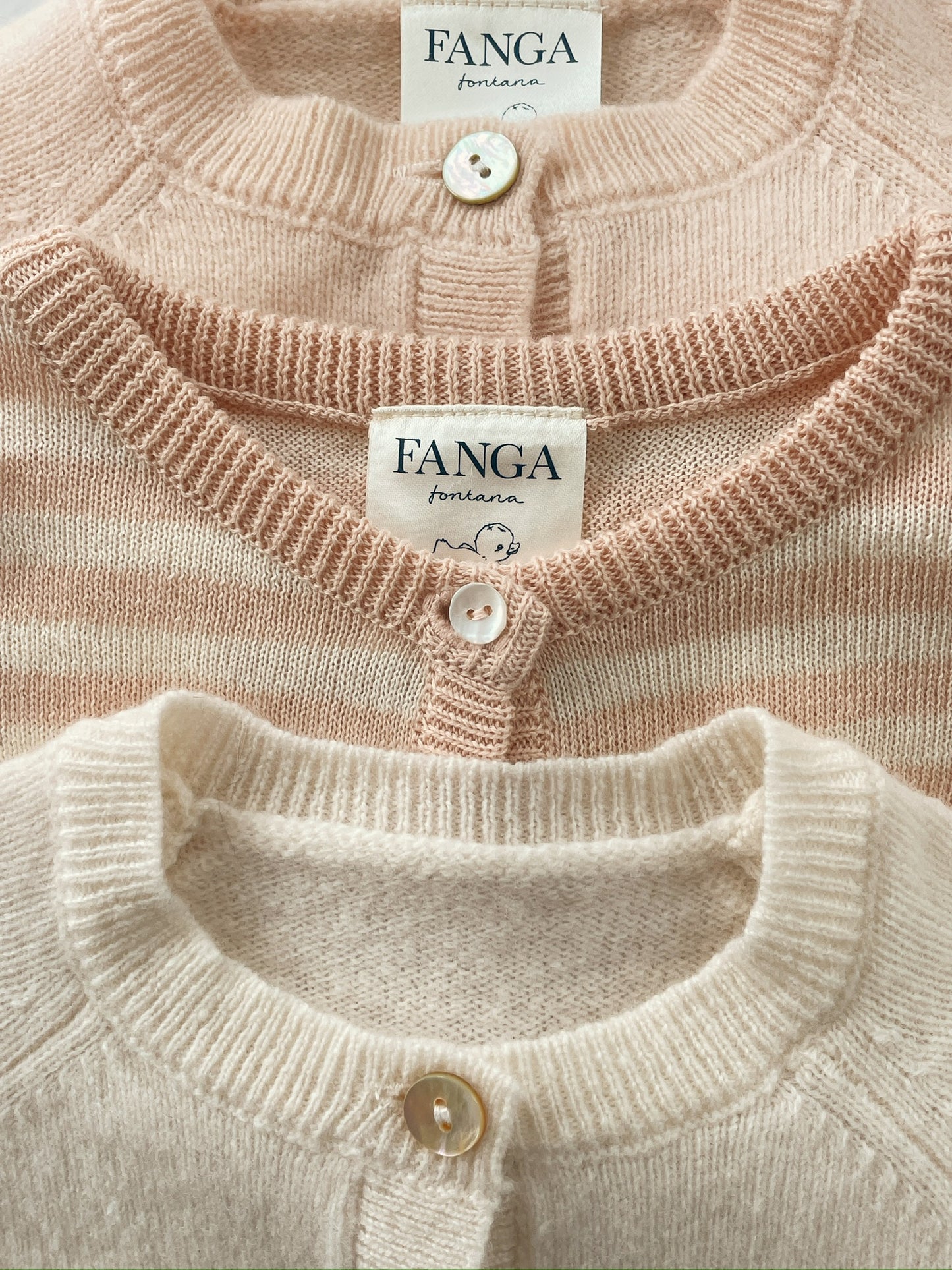 Fanga Fontana Savora Due Wool Cardigan - Creole Pink