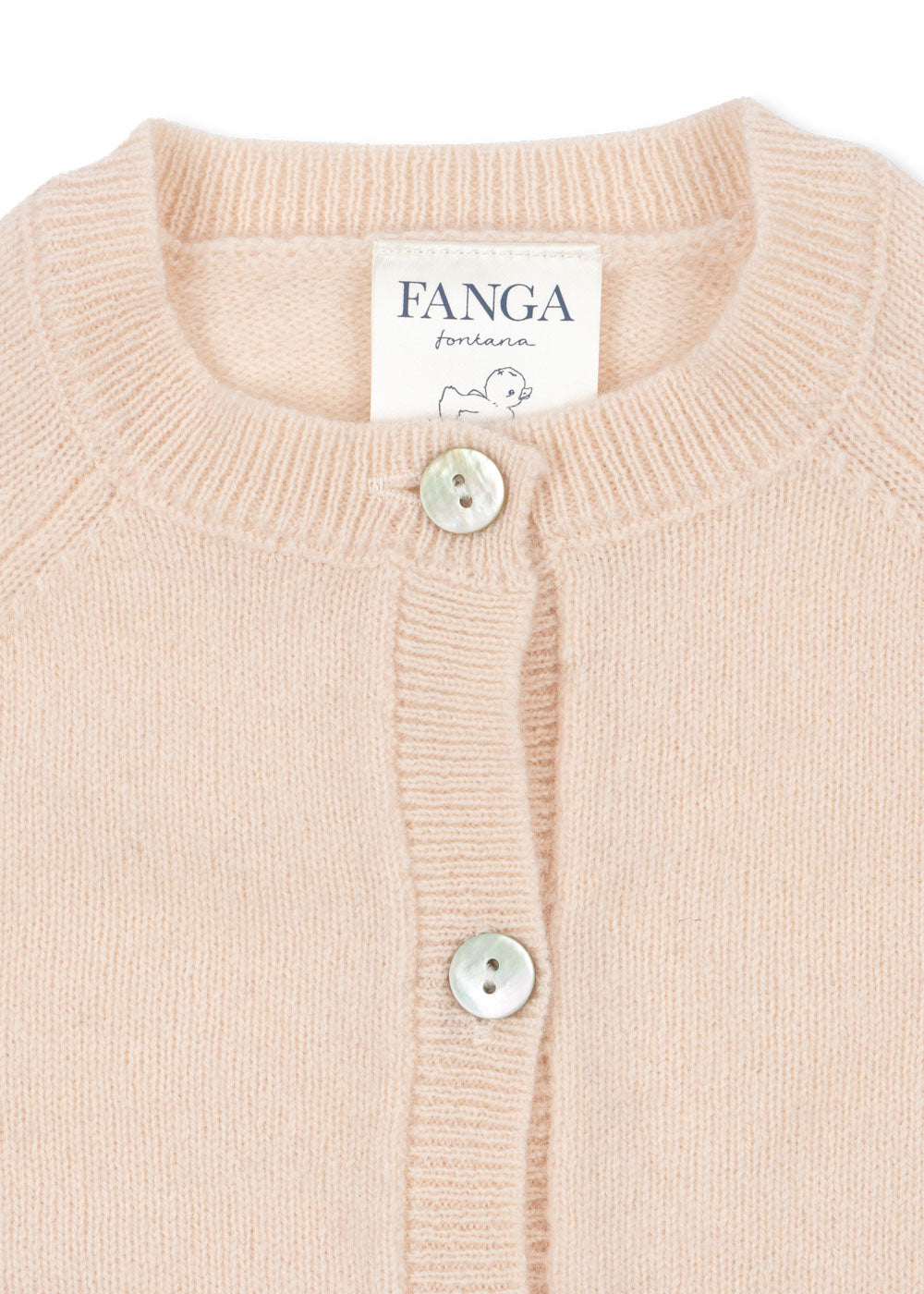 Fanga Fontana Savora Due Wool Cardigan - Creole Pink