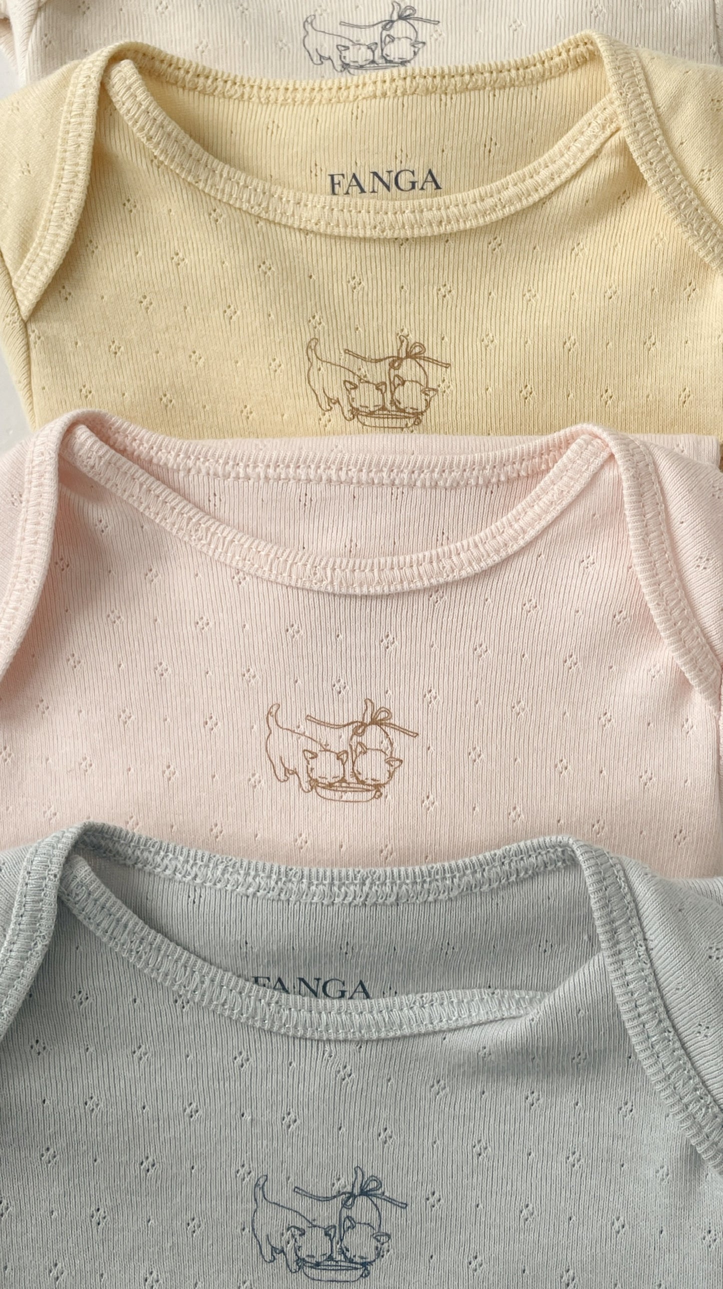 Fanga Fontana 2-pak Perla Body - Banana Crepe/Creole Pink