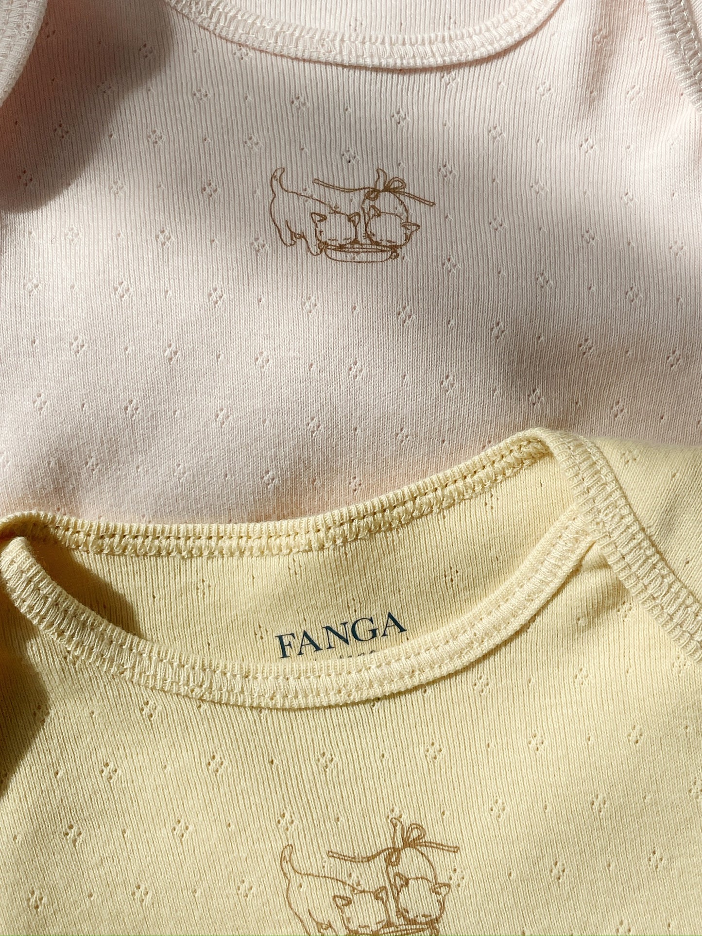 Fanga Fontana 2-pak Perla Body - Banana Crepe/Creole Pink