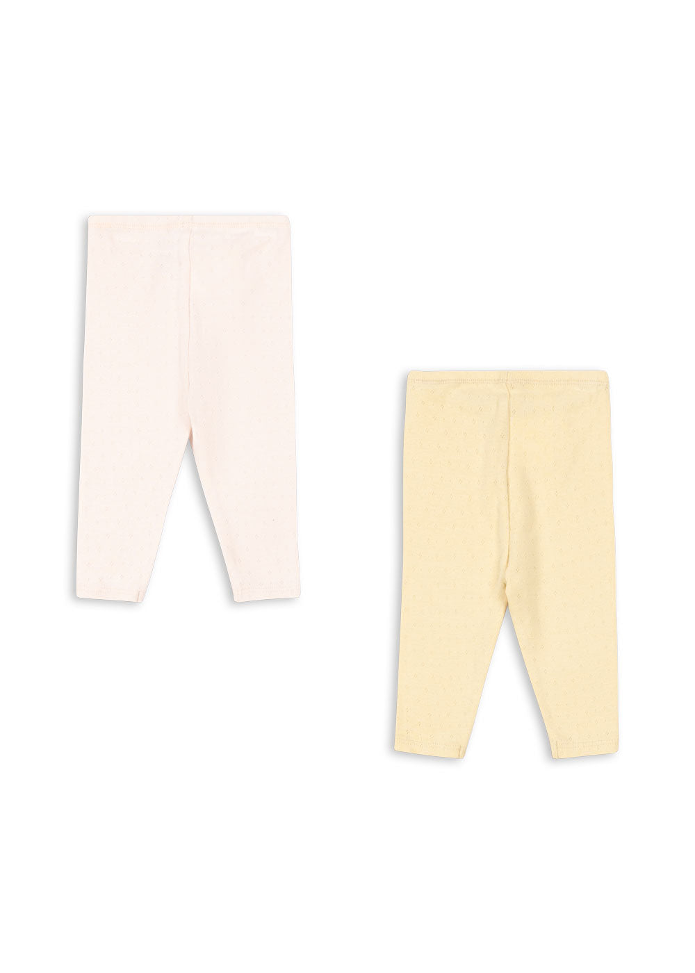 Fanga Fontana 2-pak Perla Leggings - Banana Crepe/Creole Pink