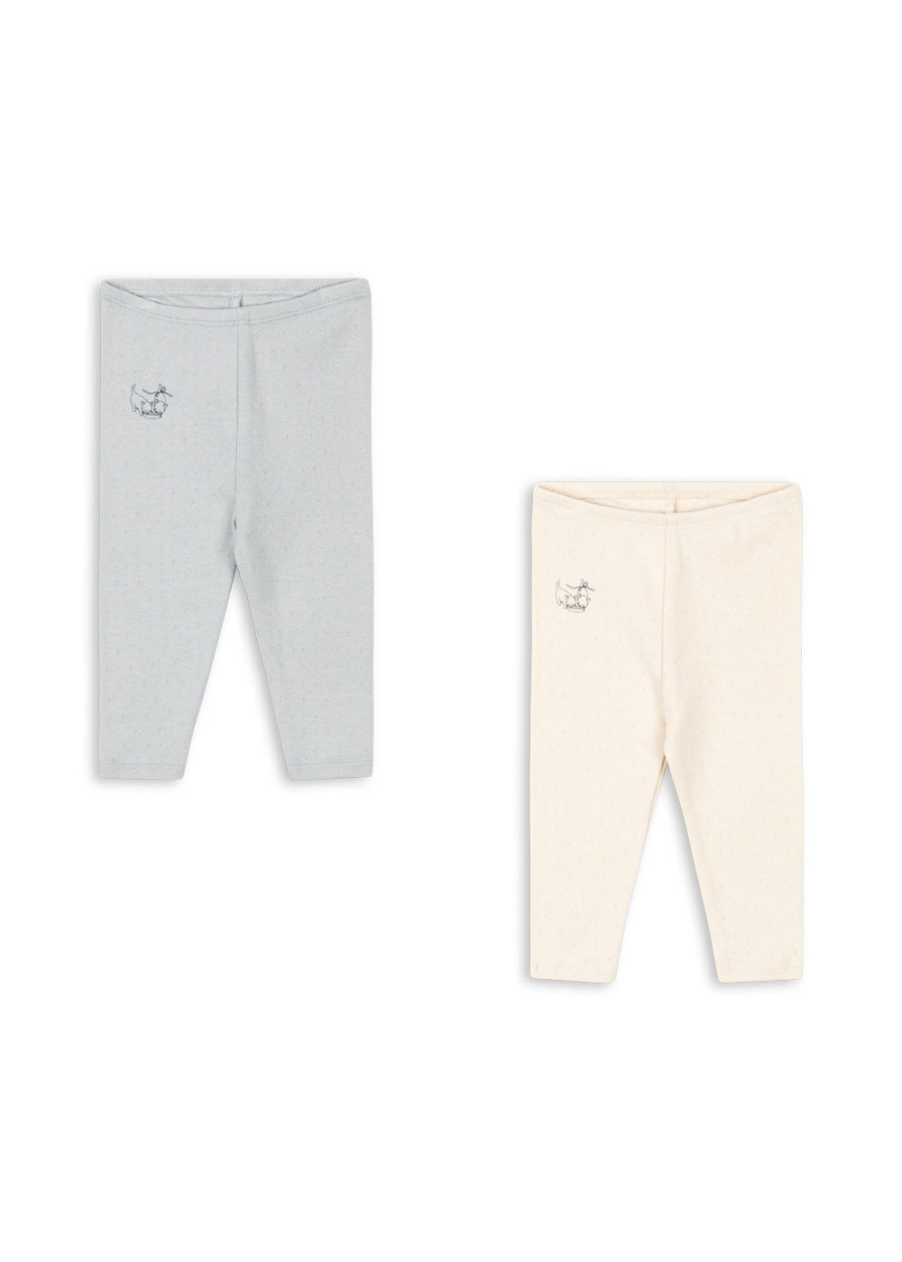 Fanga Fontana 2-pak Perla Leggings - Buttercream/Pearl Blue