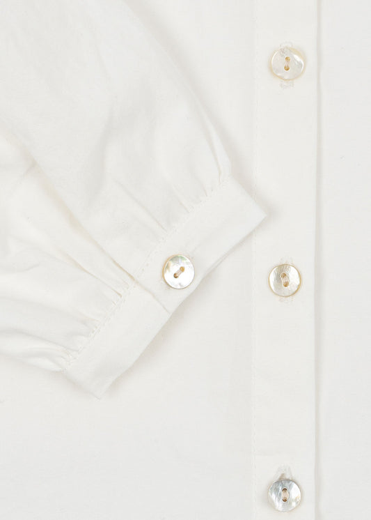 RILO COLLAR SKJORTE - OPTIC WHITE