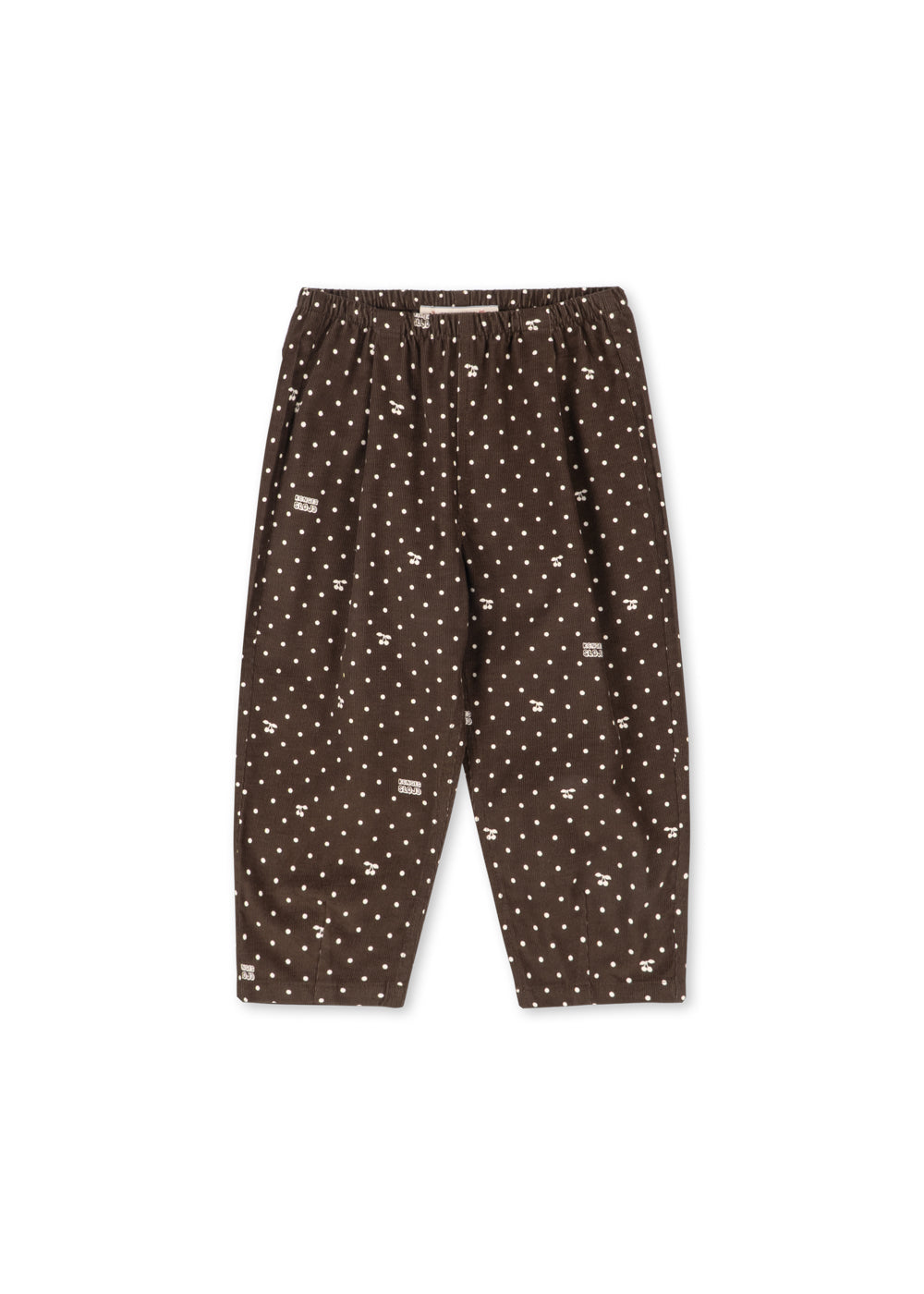 CARA BUKSER I FLØJL - CHERRY DOT CHOCOLATE