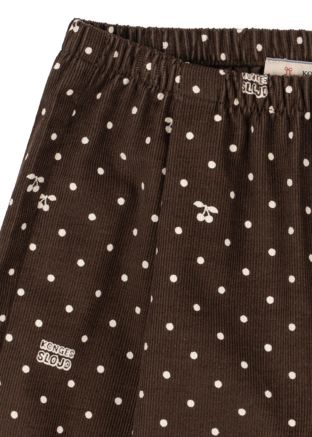 CARA BUKSER I FLØJL - CHERRY DOT CHOCOLATE