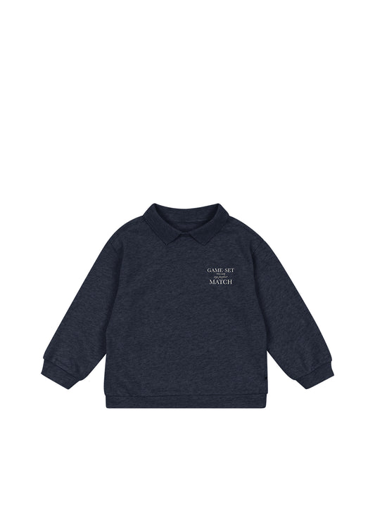 SPOTTY POLO - NAVY BLAZER