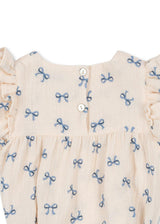 Konges Sløjd Coco Romper - Bow Bleu