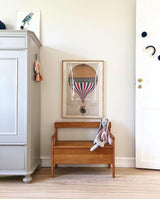 Luftballon plakat, grå 50 x 70 cm
