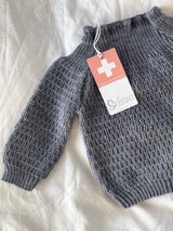 Selana strikket sweater, Merino str. 3 mdr