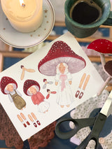Tall Hat Tales Svampefamilie til udklip A5