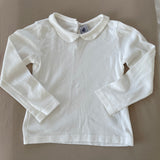 Petit Bateau smuk bluse med krave str. 3-4 år