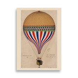 Luftballon plakat, grå 50 x 70 cm