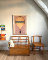 Luftballon plakat, rosa 50 x 70 cm