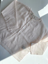 CARAMEL sart rosa skjortebluse str. 6 mdr