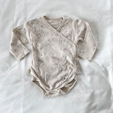 Konges Sløjd slå-om bodystocking, stjerner str. 2-3 mdr