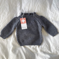 Selana strikket sweater, Merino str. 3 mdr