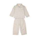Lalaby Classic Pyjamas, Beige Gingham - PREORDER